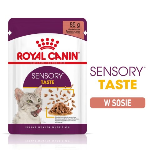 ROYAL CANIN Sensory Taste Kawałki W Sosie 12x85g ROYAL CANIN Sensory Taste Kawałki W Sosie 12x85g