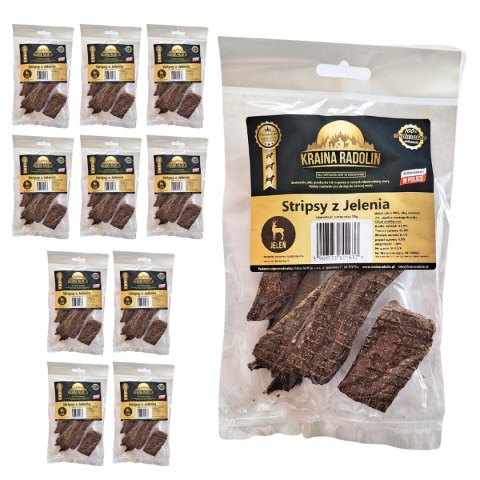 Stripsy z Jelenia 70g pakiet 10+1 Stripsy z Jelenia 70g pakiet 10+1