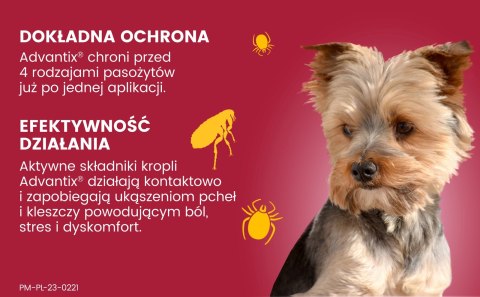 Bayer Advantix Krople Na Kleszcze I Pchły 0,4ml Bayer Advantix Krople Na Kleszcze I Pchły 0,4ml