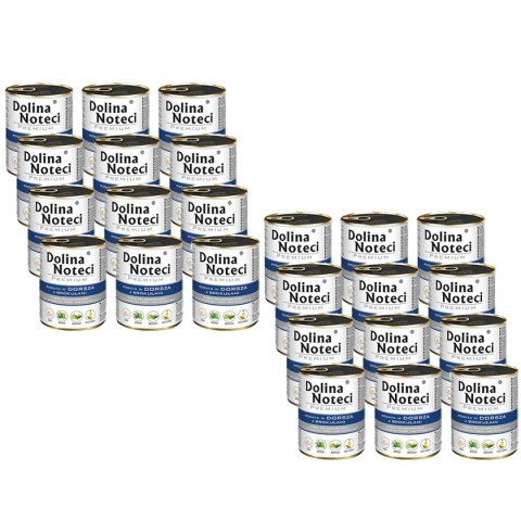 Dolina Noteci bogata w dorsza z brokułami 24 x 400g Dolina Noteci bogata w dorsza z brokułami 24 x 400g