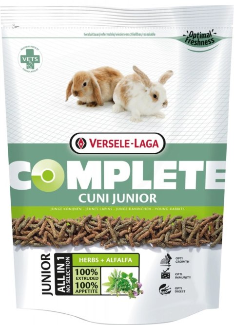 Versele-Laga Cuni Junior Complete - Pokarm Dla Młodych Królików 500g Versele-Laga Cuni Junior Complete - Pokarm Dla Młodych Królików 500g